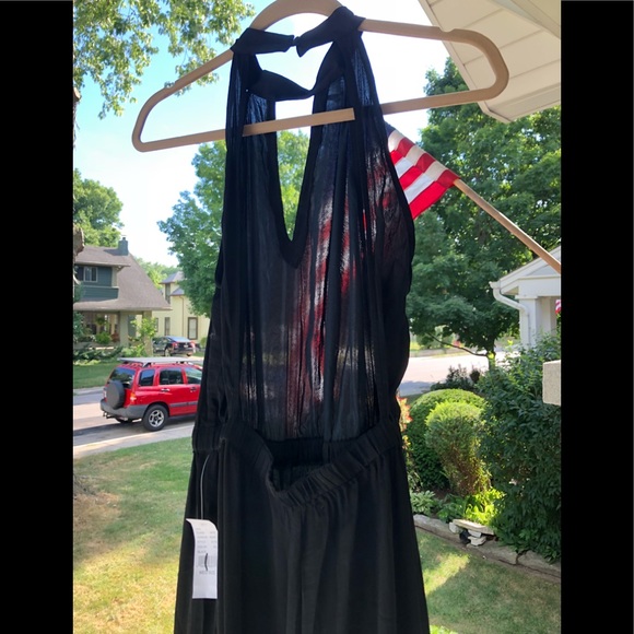 Kendall & Kylie black choker neck jumpsuit NWT - Picture 5 of 8